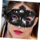 Siyah Işıltılı Tutmalı Fotoğraf Çekimi Maskesi 18x29 cm Siyah Işıltılı Tutmalı Fotoğraf Çekimi Maskesi 18x29 cm