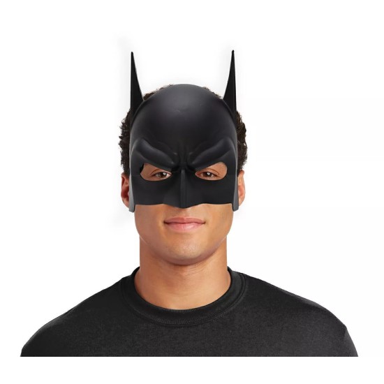 Siyah Renk Çocuk Boy Arkadan Lastikli Batman Maskesi A Kalite 20x14 cm Siyah Renk Çocuk Boy Arkadan Lastikli Batman Maskesi A Kalite 20x14 cm