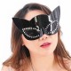Siyah Renk Siyah Camlı Kedi Şekilli Parti Gözlüğü 20x11 cm Siyah Renk Siyah Camlı Kedi Şekilli Parti Gözlüğü 20x11 cm