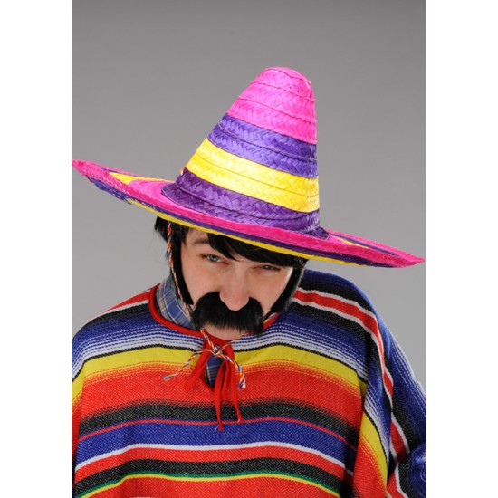 Sombrero Meksika Şapkası Renkli Örme Hasır Yetişkin Boy Sombrero Meksika Şapkası Renkli Örme Hasır Yetişkin Boy