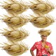 Tropikal Parti Naturel Hasır Hawaii Şapkası 13x36 cm Tropikal Parti Naturel Hasır Hawaii Şapkası 13x36 cm