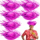 Tropikal Parti Pembe Fuşya Hasır Hawaii Şapkası 13x36 cm Tropikal Parti Pembe Fuşya Hasır Hawaii Şapkası 13x36 cm