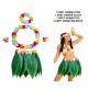 Yetişkin Hawaii Kostüm Seti - Yaprak Etek & Hawaii Set - 5 Parça Yetişkin Hawaii Kostüm Seti - Yaprak Etek & Hawaii Set - 5 Parça