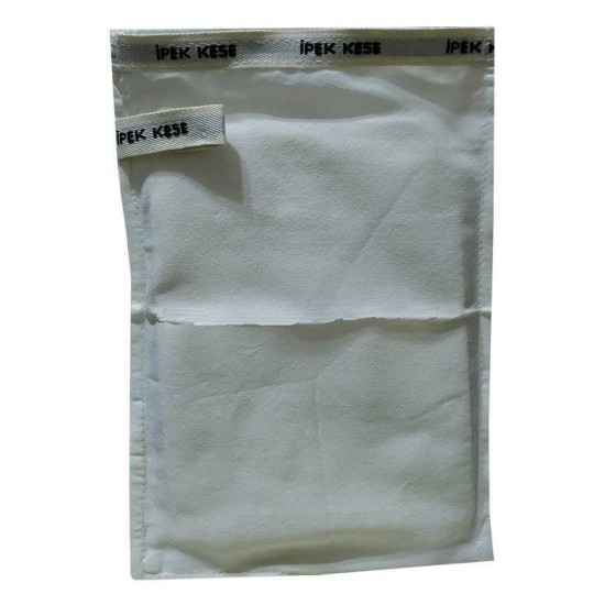 İpek Hassas Cilt İçin Banyo Kesesi Beyaz 16X25 İpek Hassas Cilt İçin Banyo Kesesi Beyaz 16X25