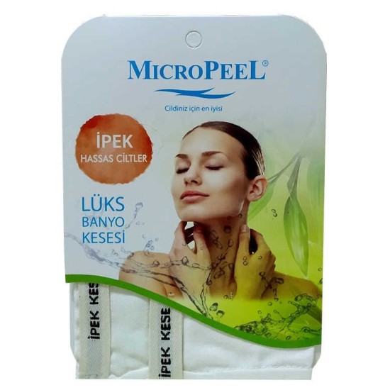 İpek Hassas Cilt İçin Banyo Kesesi Beyaz 16X25 İpek Hassas Cilt İçin Banyo Kesesi Beyaz 16X25