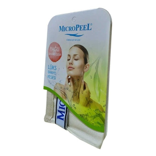 İpek Yağlı Cilt İçin Banyo Kesesi Beyaz 16X24 İpek Yağlı Cilt İçin Banyo Kesesi Beyaz 16X24