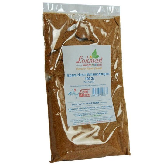 Izgara Harcı Baharat Karışımı 100 Gr Paket Izgara Harcı Baharat Karışımı 100 Gr Paket