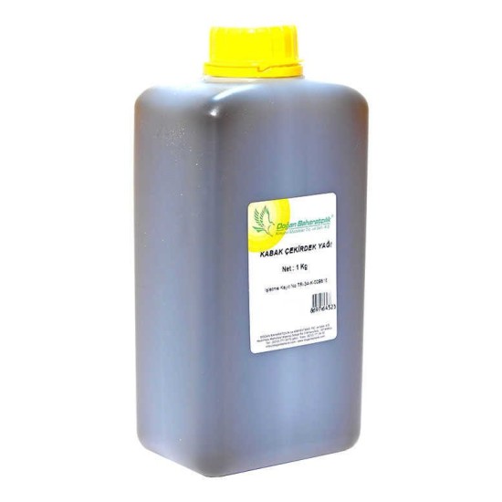 Kabak Çekirdeği Yağı Pet Bidon 1000 Gr Kabak Çekirdeği Yağı Pet Bidon 1000 Gr