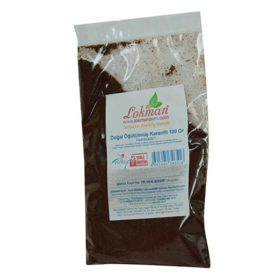 Karanfil Doğal Öğütülmüş 100 Gr Paket Karanfil Doğal Öğütülmüş 100 Gr Paket