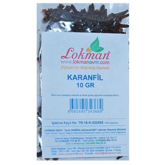 Karanfil Doğal Tane 10 Gr Paket Karanfil Doğal Tane 10 Gr Paket