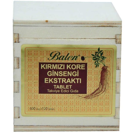 Kırmızı Kore Ginsengi Ekstraktı 120 Tablet Kırmızı Kore Ginsengi Ekstraktı 120 Tablet