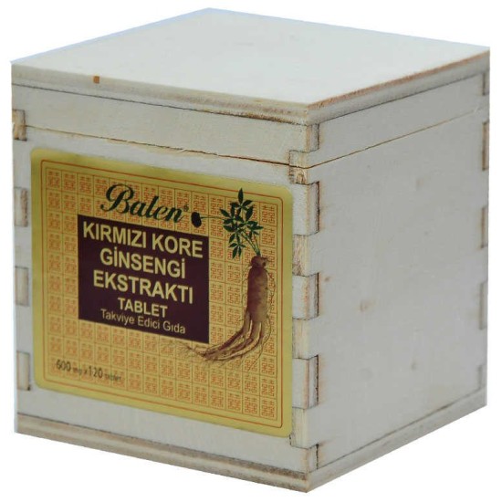 Kırmızı Kore Ginsengi Ekstraktı 120 Tablet Kırmızı Kore Ginsengi Ekstraktı 120 Tablet