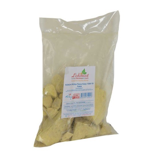 Kükürt Külçe Parça Kalıp 1000 Gr Paket Kükürt Külçe Parça Kalıp 1000 Gr Paket