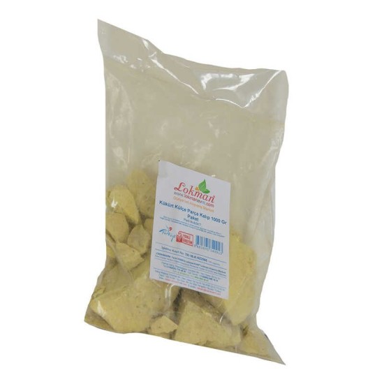 Kükürt Külçe Parça Kalıp 1000 Gr Paket Kükürt Külçe Parça Kalıp 1000 Gr Paket