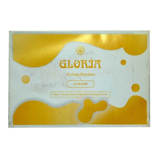 Kumaş Boyası Altın Sarı 10 Gr Pkt Kumaş Boyası Altın Sarı 10 Gr Pkt