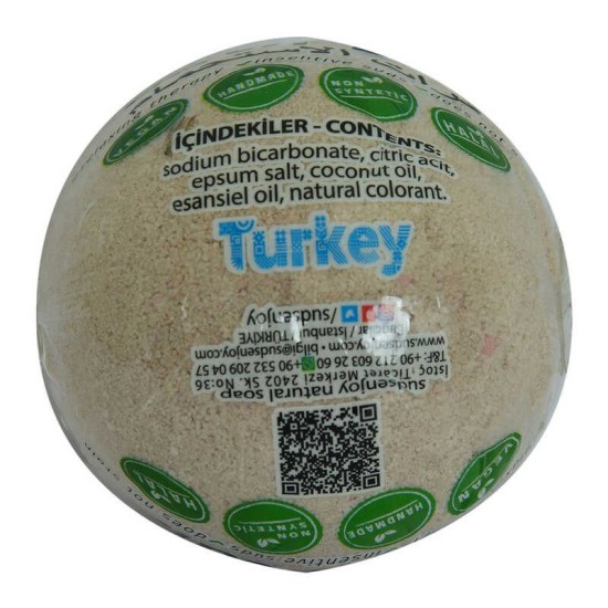 Lavantalı El Yapımı Banyo Küvet Topu Sabunu Mor 90-120 Gr Lavantalı El Yapımı Banyo Küvet Topu Sabunu Mor 90-120 Gr