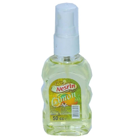 Limon Kolonyası 80 Derece Pet Şişe Sprey 50 ML Limon Kolonyası 80 Derece Pet Şişe Sprey 50 ML