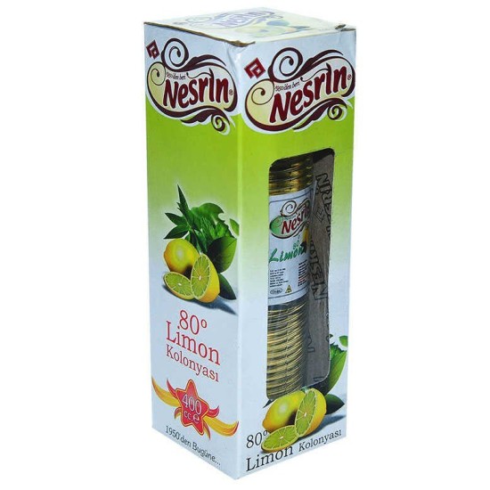Limon Kolonyası Kutulu 80 Derece Pet Şişe 400 ML Limon Kolonyası Kutulu 80 Derece Pet Şişe 400 ML