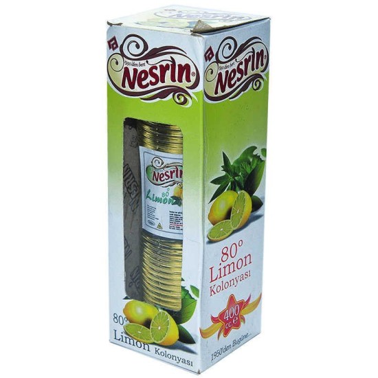 Limon Kolonyası Kutulu 80 Derece Pet Şişe 400 ML Limon Kolonyası Kutulu 80 Derece Pet Şişe 400 ML