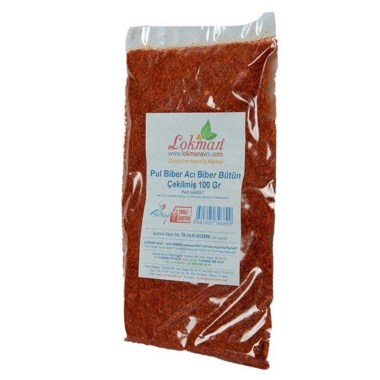 Pul Biber Çok Acı Biber Zehir Acı Bütün Biber Çekilmiş 100 Gr Paket Pul Biber Çok Acı Biber Zehir Acı Bütün Biber Çekilmiş 100 Gr Paket