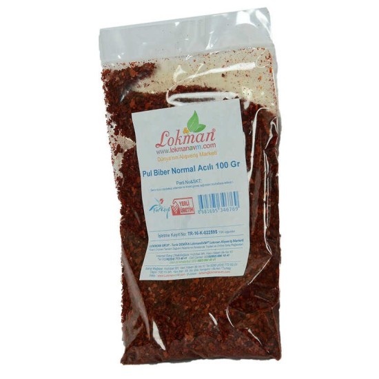 Pul Biber Normal Acılı 100 Gr Paket Pul Biber Normal Acılı 100 Gr Paket