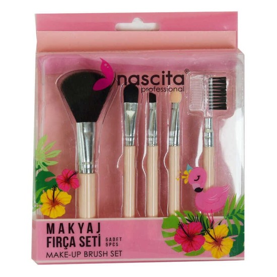 Makyaj Fırça Seti 5 Li Make-Up Brush Set Professional Makyaj Fırça Seti 5 Li Make-Up Brush Set Professional