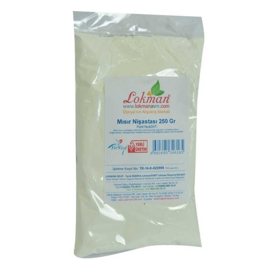 Mısır Nişastası 250 Gr Paket Mısır Nişastası 250 Gr Paket