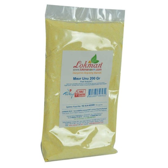Mısır Unu 200 Gr Paket Mısır Unu 200 Gr Paket
