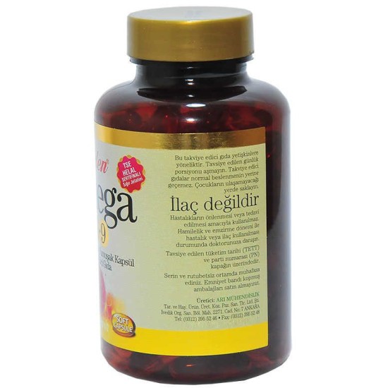 Omega 3-6-9 1585 Mg x 100 Yumuşak Kapsül Omega 3-6-9 1585 Mg x 100 Yumuşak Kapsül