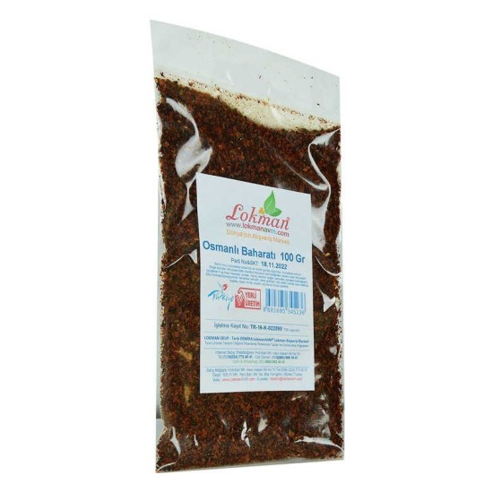 Osmanlı Baharatı Karışımı 100 Gr Paket Osmanlı Baharatı Karışımı 100 Gr Paket
