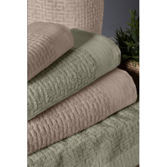 Bambu Bornoz Seti Lisse Sage Sabre Bambu Bornoz Seti Lisse Sage Sabre