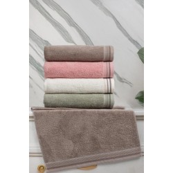 Jakarlı 4´lü 50x90 El Havlusu Selinda