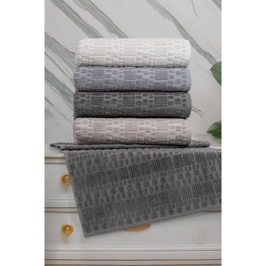 Jakarlı 4´lü 50x90 El Havlusu Lissome Jakarlı 4´lü 50x90 El Havlusu Lissome