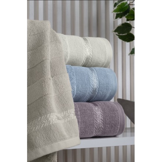 Jakarlı 4´lü 50x90 El Havlusu Nila Jakarlı 4´lü 50x90 El Havlusu Nila