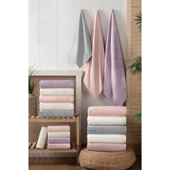 Bambu 6lı 70x140 Banyo Havlusu Andy Bambu 6lı 70x140 Banyo Havlusu Andy