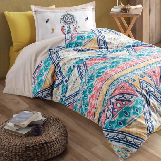 Genç Ranforce Tek Kişilik Nev Takımı Boho v1 Bej Genç Ranforce Tek Kişilik Nev Takımı Boho v1 Bej