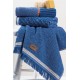 3'lü Jakarlı Havlu Seti Denim Mavi 50x90 8680108067345 3'lü Jakarlı Havlu Seti Denim Mavi 50x90 8680108067345