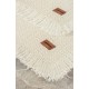 Bath Rug Set Krem 2'li 75x125 60x90 Bath Rug Set Krem 2'li 75x125 60x90