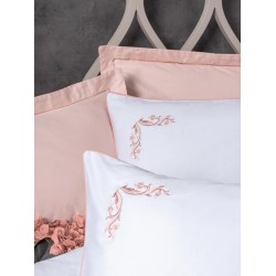 Çift Kişilik Elit Saten Nev Takımı Melinda Pembe