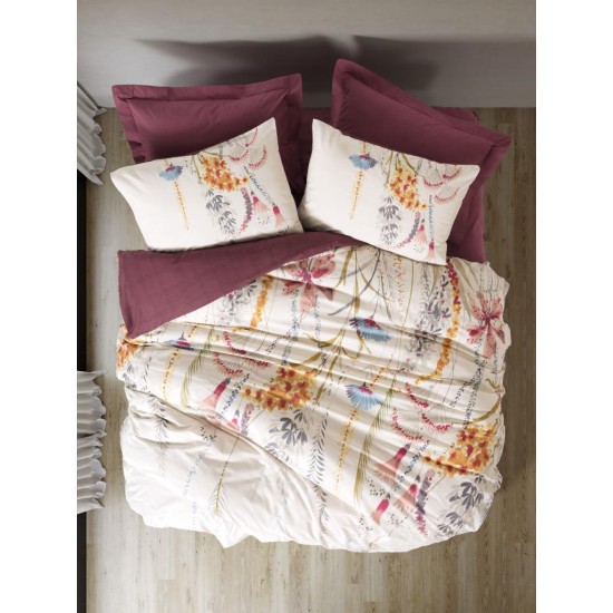 Çift Kişilik Modeline Nev Takımı Flos Bordo Çift Kişilik Modeline Nev Takımı Flos Bordo