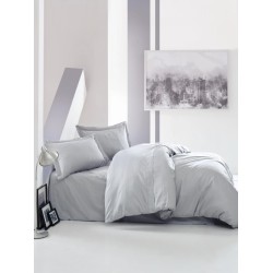 Çift Kişilik Saten Nev Takımı Elegant Gri