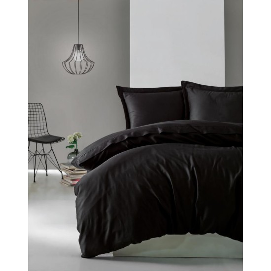 Tek Kişilik Saten Nev Takımı Elegante Siyah Tek Kişilik Saten Nev Takımı Elegante Siyah