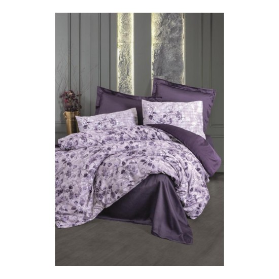 Çift Kişilik Saten Nev Takımı Willow Mor Çift Kişilik Saten Nev Takımı Willow Mor