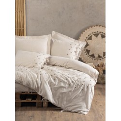 Cotton Keten Çift Kişilik Nev Takımı Arie