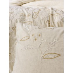 Cotton Keten Çift Kişilik Nev Takımı Lapelis
