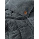 Peluş Çift Kişilik Yorgan Seti Gri Peluş Çift Kişilik Yorgan Seti Gri