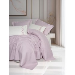 Serenity Bambu Çift Kişilik Pike Takımı Vaila Lila