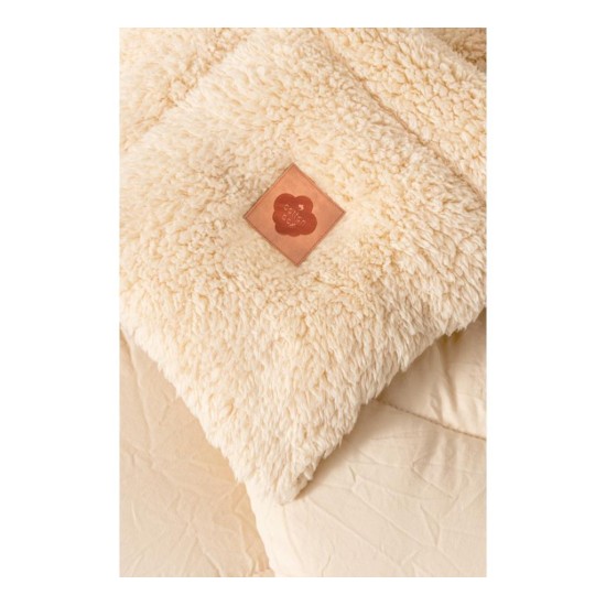 Peluş Çift Kişilik Yorgan Krem Peluş Çift Kişilik Yorgan Krem