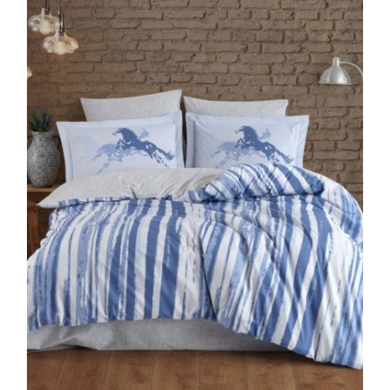 Çift Kişilik Poplin Nev Cascade Lacivert Çift Kişilik Poplin Nev Cascade Lacivert