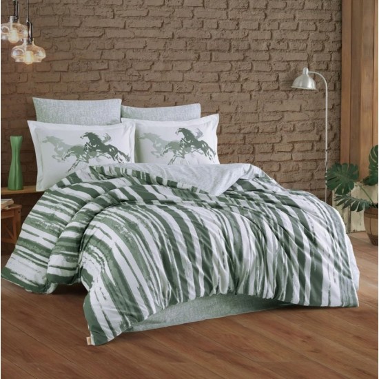 Çift Kişilik Poplin Nev Cascade Yeşil Çift Kişilik Poplin Nev Cascade Yeşil